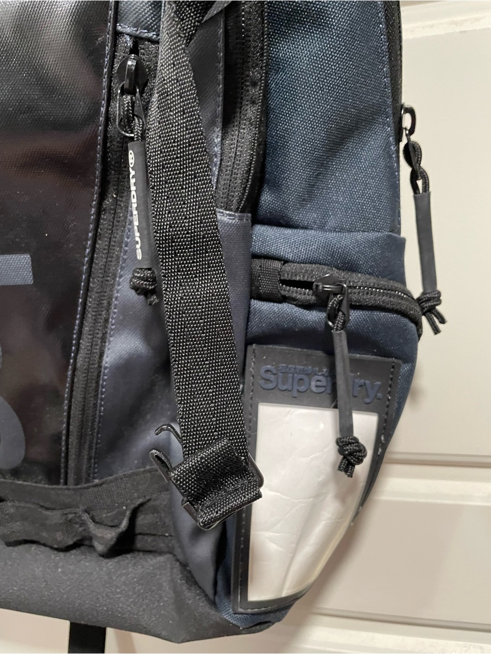 Superdry Mono Tarp Navy Backpack - Picture 3 of 9